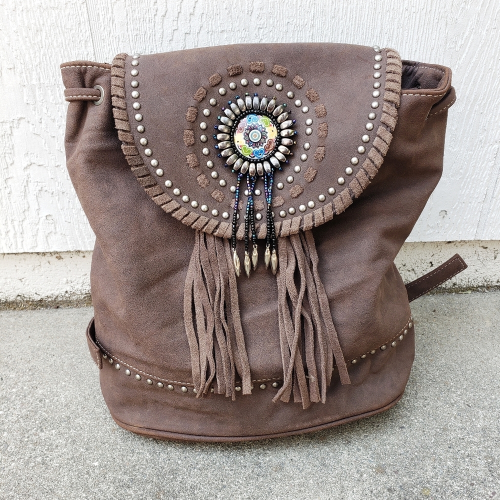 Montana West Western Concho Collection Backpack